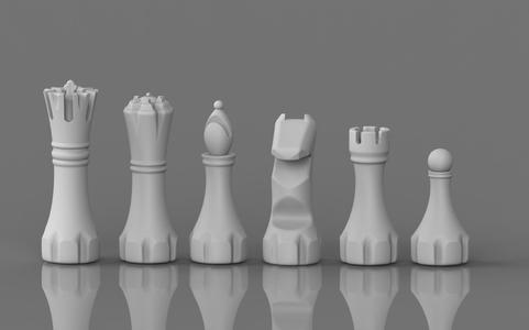 Smooth chess set (UPDATED)
