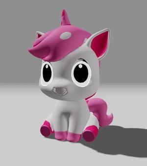 Cute unicorn figurine – Mignonne licorne