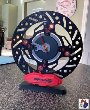 Brembo Caliper and Rotor Office/Workshop Clock