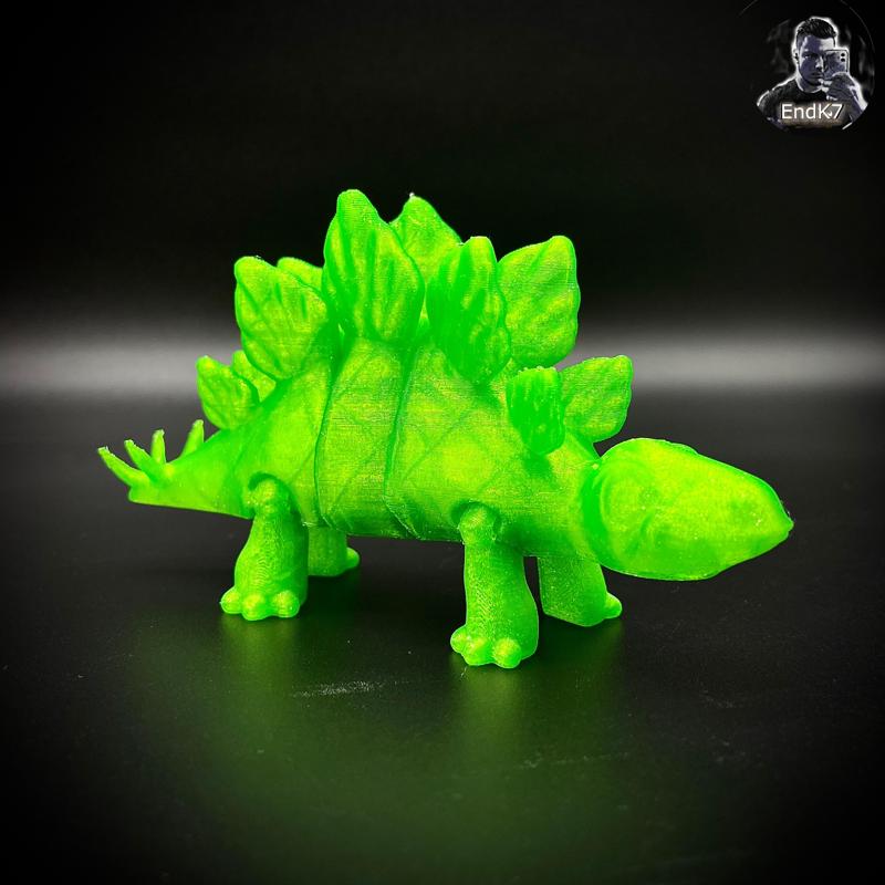 Cute Stegosaurus – Articulated – No Supports – Print in Place