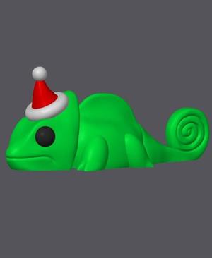 Christmas Chameleon – Mini Monster #4