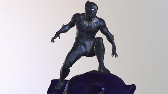 Black Panther Statue 3D Print Ready