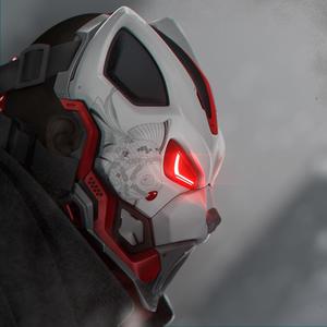 EVO CAT- cosplay sci-fi mask – DIGITAL STL FILE for 3D-PRINTING