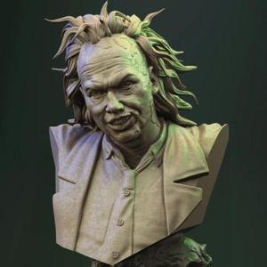 Beetlejuice Bust STL files for 3D Printing | Assembly Model