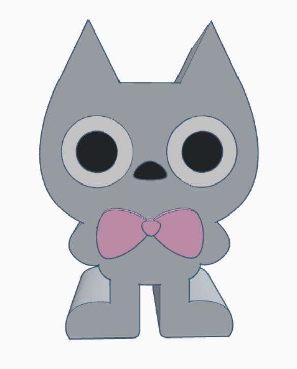 Cute Cat Shaped Stacking Toy