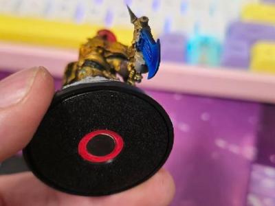 40mm and 32mm Warhammer base magnet adapter