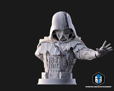 Damaged Darth Vader Bust – Pose 1 – 3D Print Files