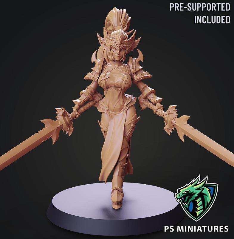 Drow Legionnaire Pose 4 – 4 Variants and Pinup