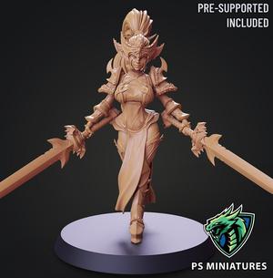 Drow Legionnaire Pose 4 – 4 Variants and Pinup