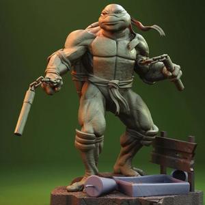 Michelangelo TMNT STL files for 3D Printing | Assembly Model