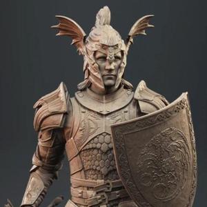 Daemon Targaryen STL files for 3D Printing | Assembly Model