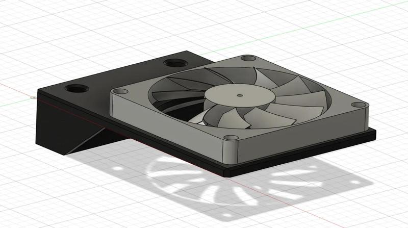 Sovol SV08 Mosfet Fan Bracket