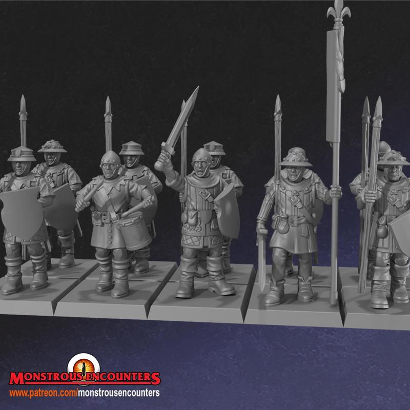 BRETON: Men-at-arms Unit