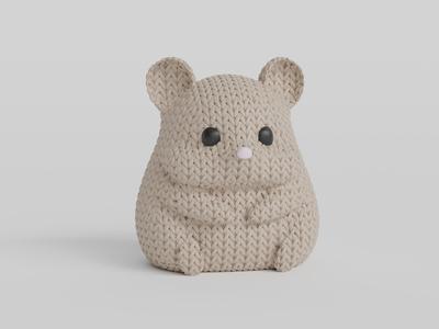 Knitted Hamster