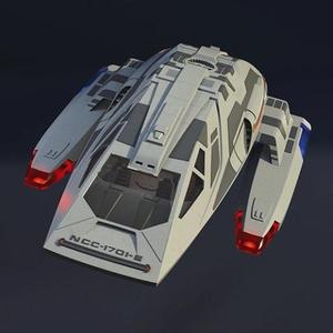 Type-11 Shuttlecraft 3D Printing Model | Assembly