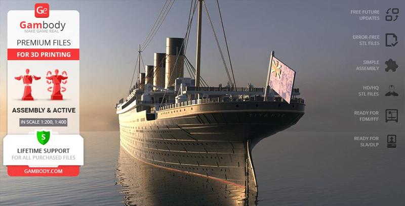 Titanic 3D Printing Model | Assembly