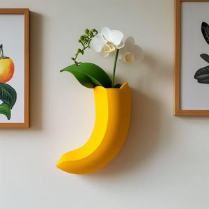 Banana Wall Vase – Playful & Unique 3D Printed Home Decor