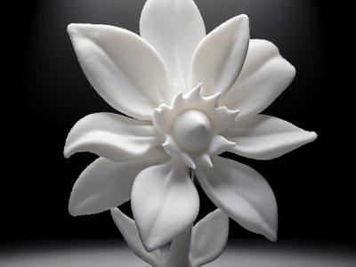 Blossom Elegance – A Delicate Floral Sculpture