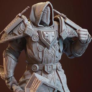 Paladin Judgement Armor 3D Printing Figurine | Assembly