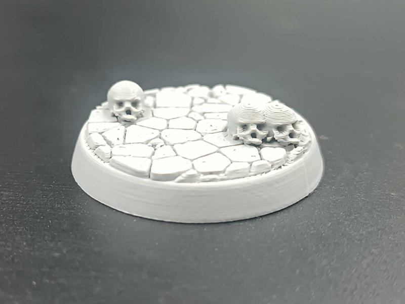 DnD Miniature Model Bases 32 mm RPG – Skull Base