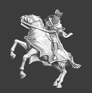 Medieval Teutonic Order Bishop – Mounted