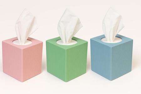 Spring Tissue Box, pastel colors