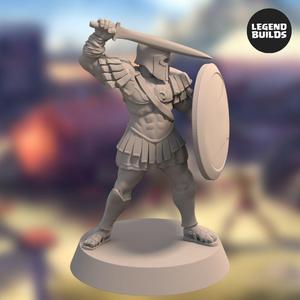 Realm of Eros soldier with Sword and Shield – Pose 2