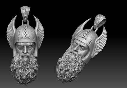 Odin pendant