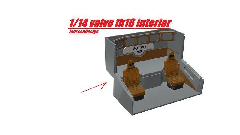 1/14 VOLVO FH 16 INTERIOR