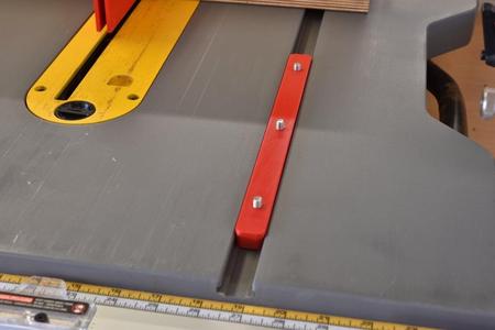 Dewalt DWE7491 Table Saw Miter Track Bar for jig construction