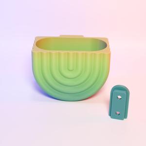 Wall Mounted Rainbow Planter