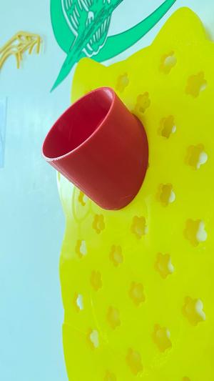 IKEA hole plate accessories, angled round hanger