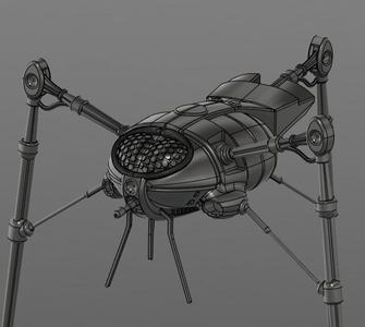 Jeff Wayne’s Musical Version of the War of the Worlds 1978 Martian Tripod Fighting Machine