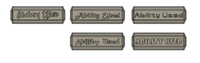 Ability Used Token Pack