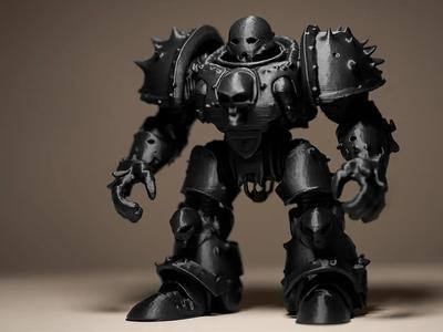 Armored Mech Robot Figurine