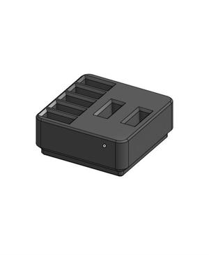 Gridfinity 1×1 USB Device Holder 5 Small + 2 Big Devices