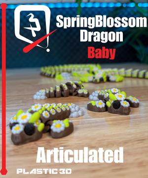 Baby SpringBlossom Dragon  – Articulated Supportless