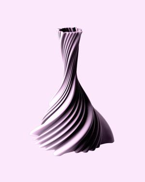 H33 SOFT SWIRL VASE