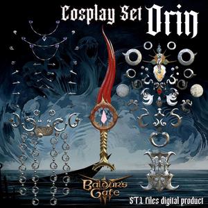 Orin Cosplay Set Baldurs Gate 3