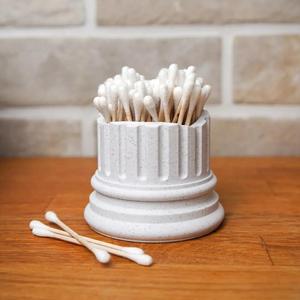 Cotton bud holder roman pillar