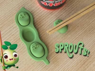 “Sprouts!” Edamame Pod Pals