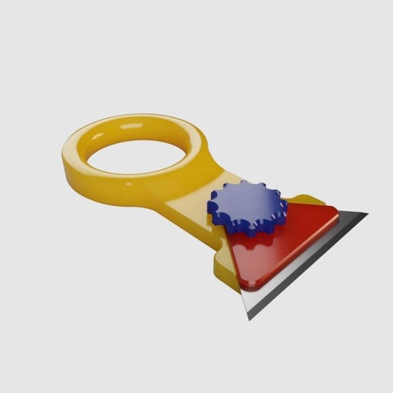 Printed Scraper Blade