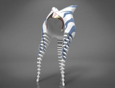 Ahsoka Tano headpiece and cones
