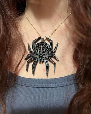 Low Poly Spider Pendant