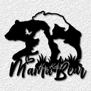 mama bear wall art cabin home decor