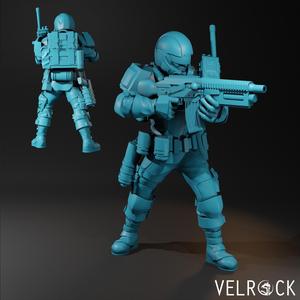 Tempest Guardsman Rifleman 1 (Male) (PRESUPPORRTED)
