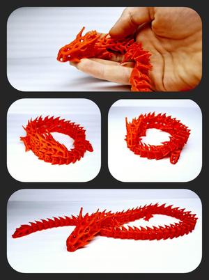 Print in Place Skeleton Dragon