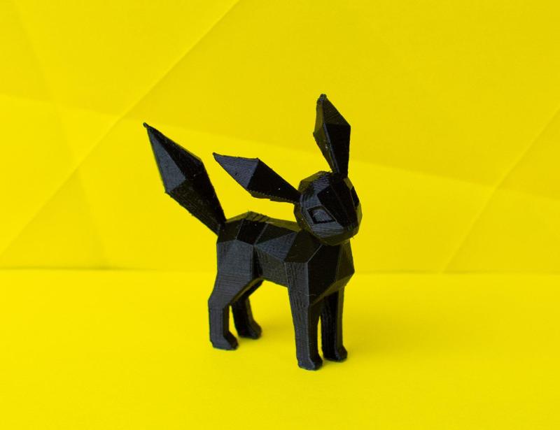 Umbreon Low Poly Pokemon