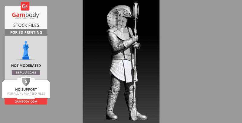 Stargate Jaffa STL files for 3D Printing