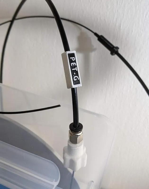 PTFE tubes labels
